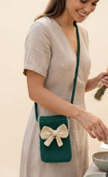 Handmade Crochet Phone Pouch / Crossbody Bag