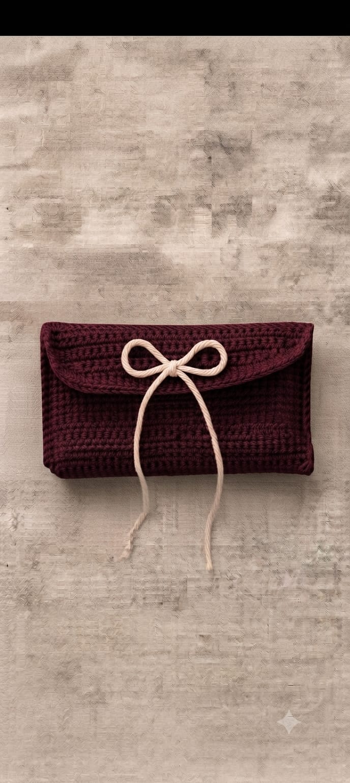 Handmade Crochet Pouch / Accessories Case