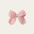 Handcrafted Crochet Mesh Hair Bow